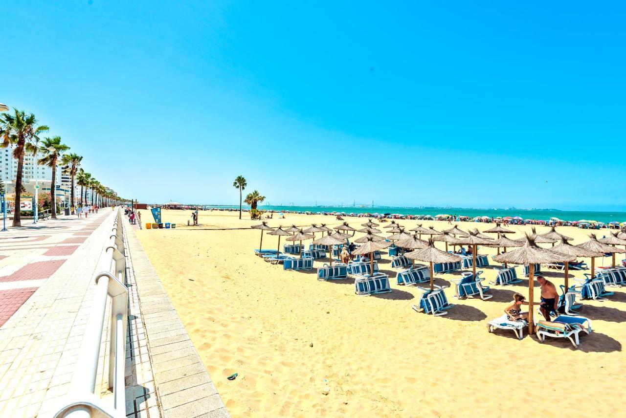 Ocean View Beach Apartment With Pool & Balconies El Puerto de Santa María Buitenkant foto